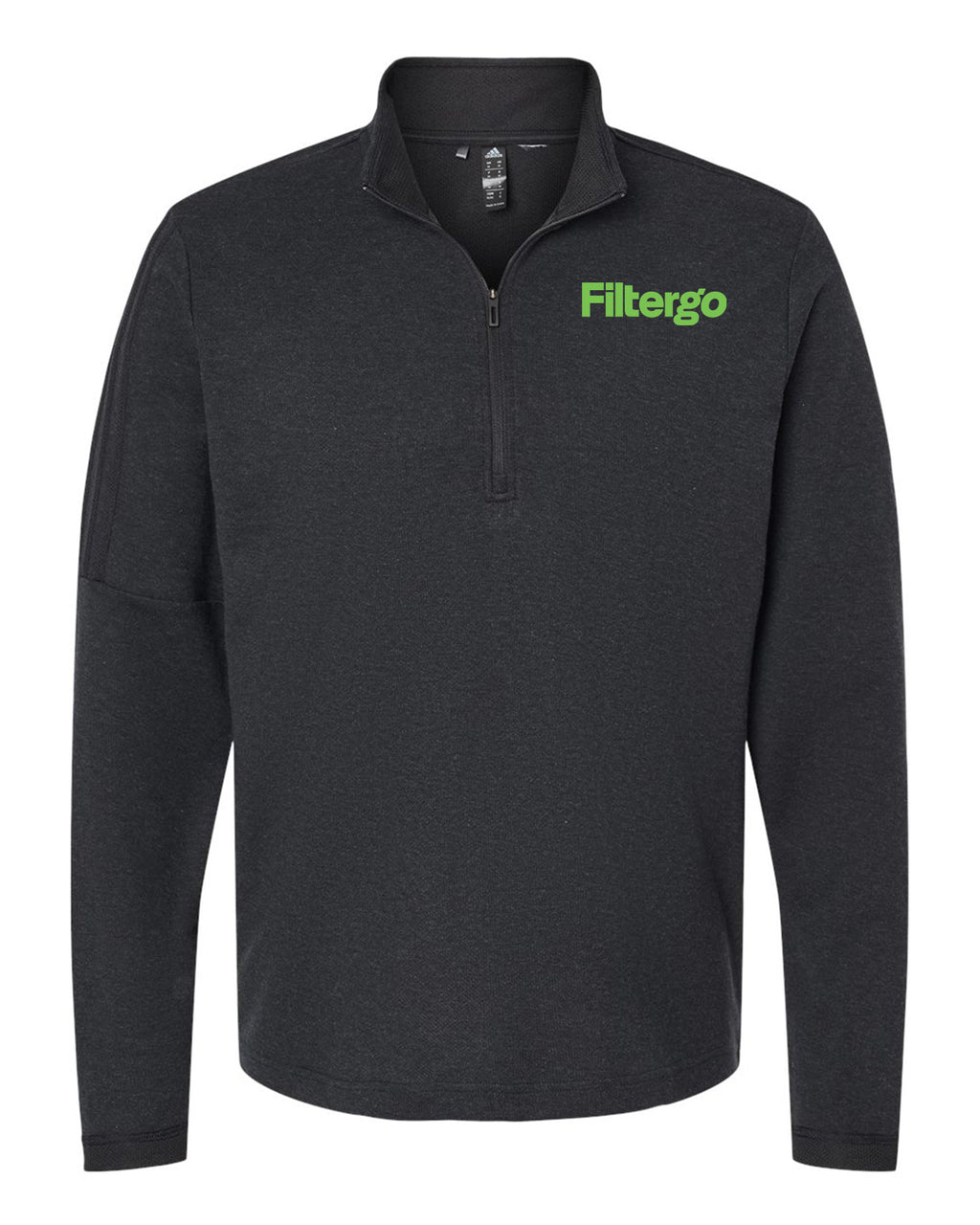 Men's 3-Stripes Quarter-Zip Sweater Pullover