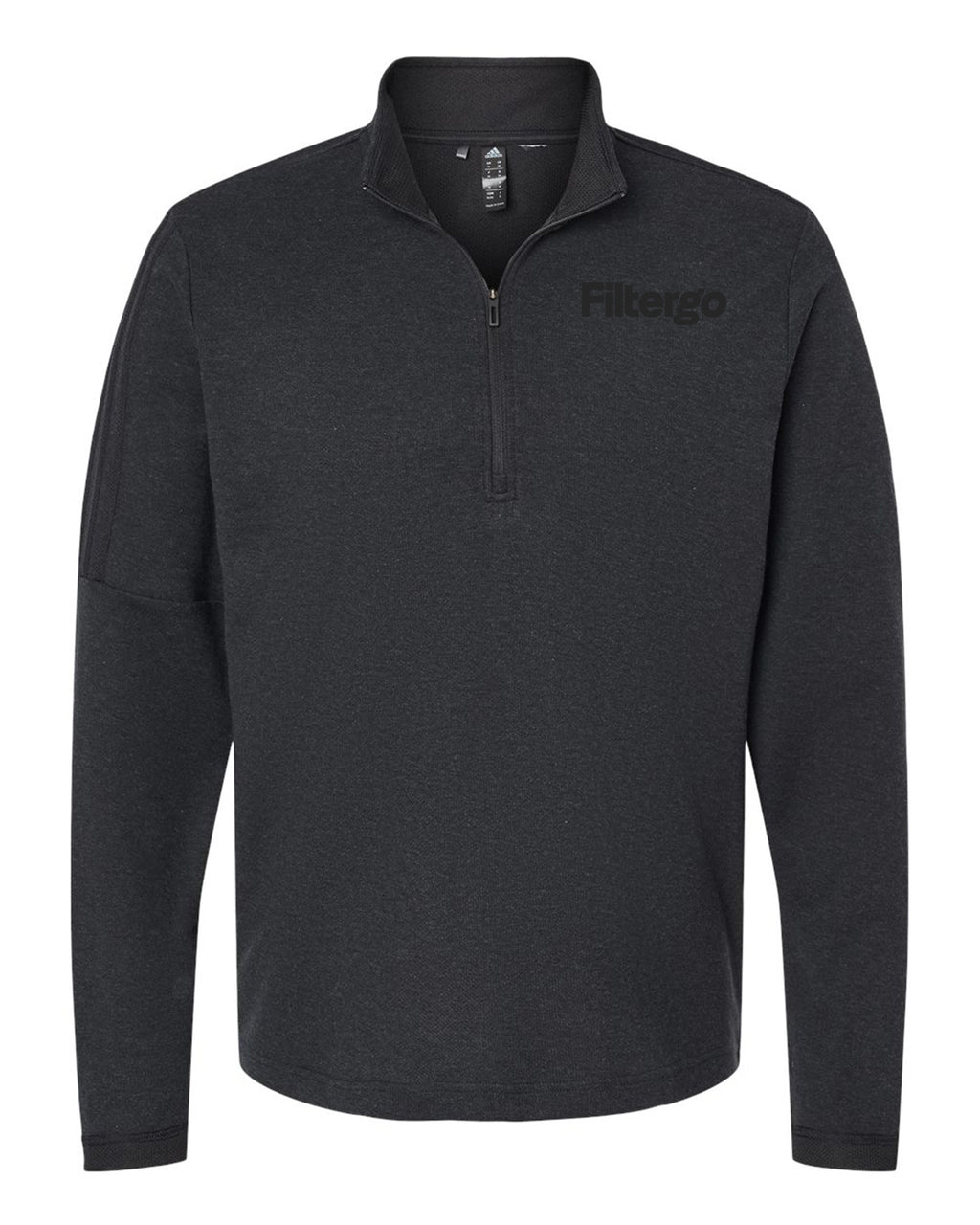 Men's 3-Stripes Quarter-Zip Sweater Pullover