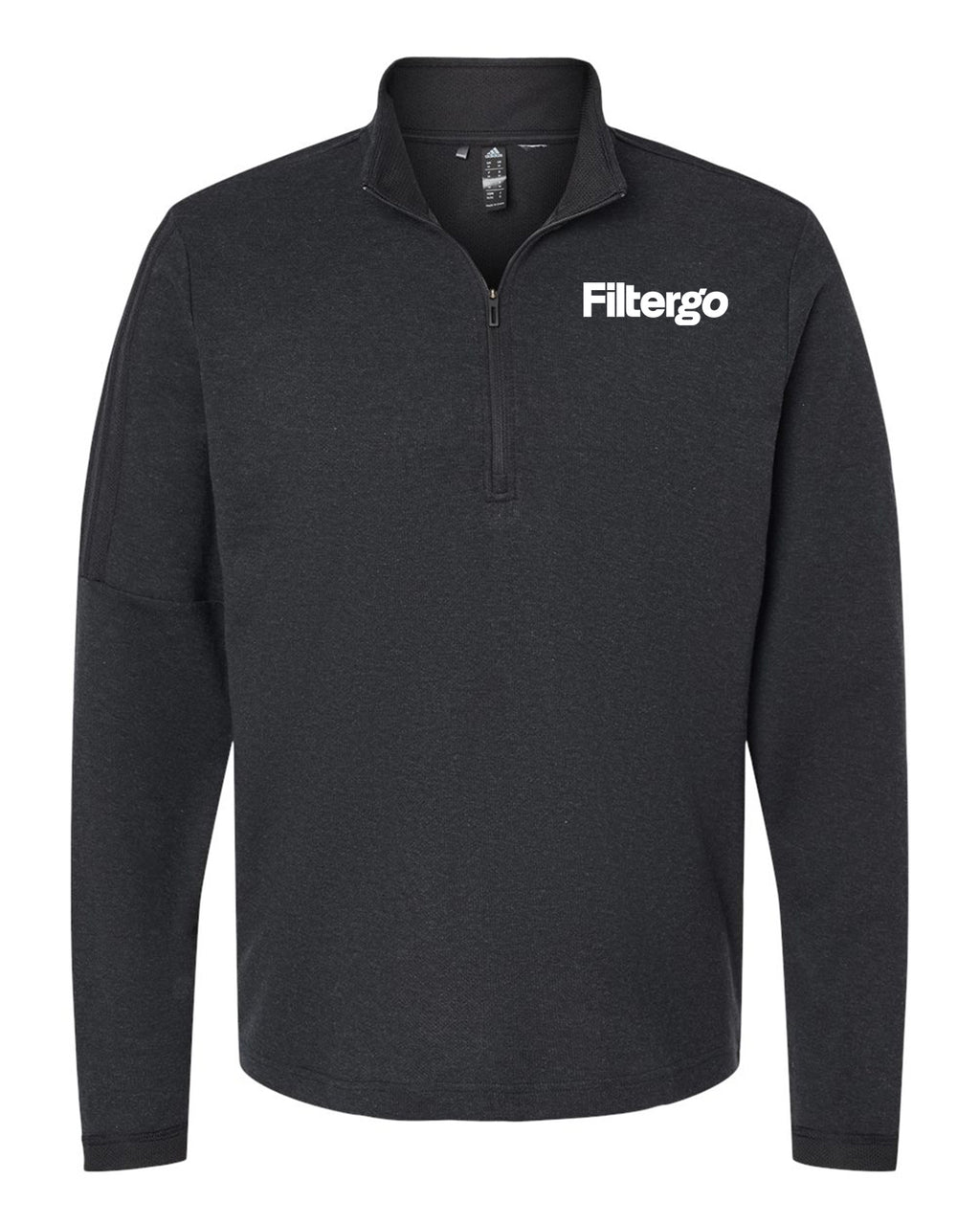 Men's 3-Stripes Quarter-Zip Sweater Pullover