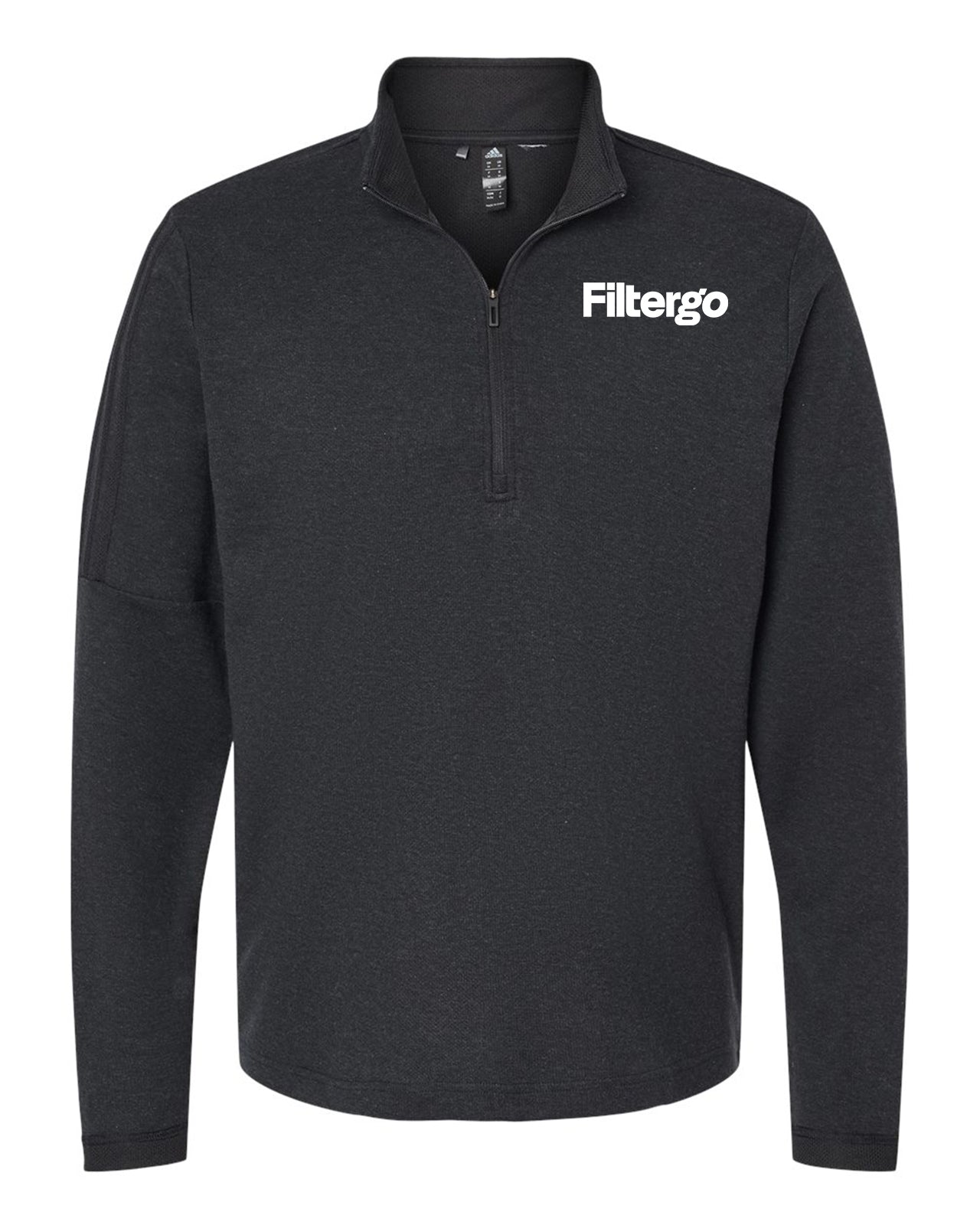 Men's 3-Stripes Quarter-Zip Sweater Pullover