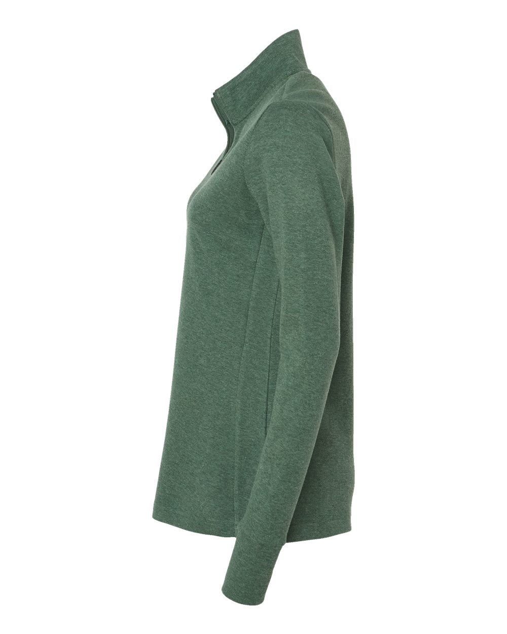 Adidas Women's 3-Stripes Quarter-Zip Sweater Pullover