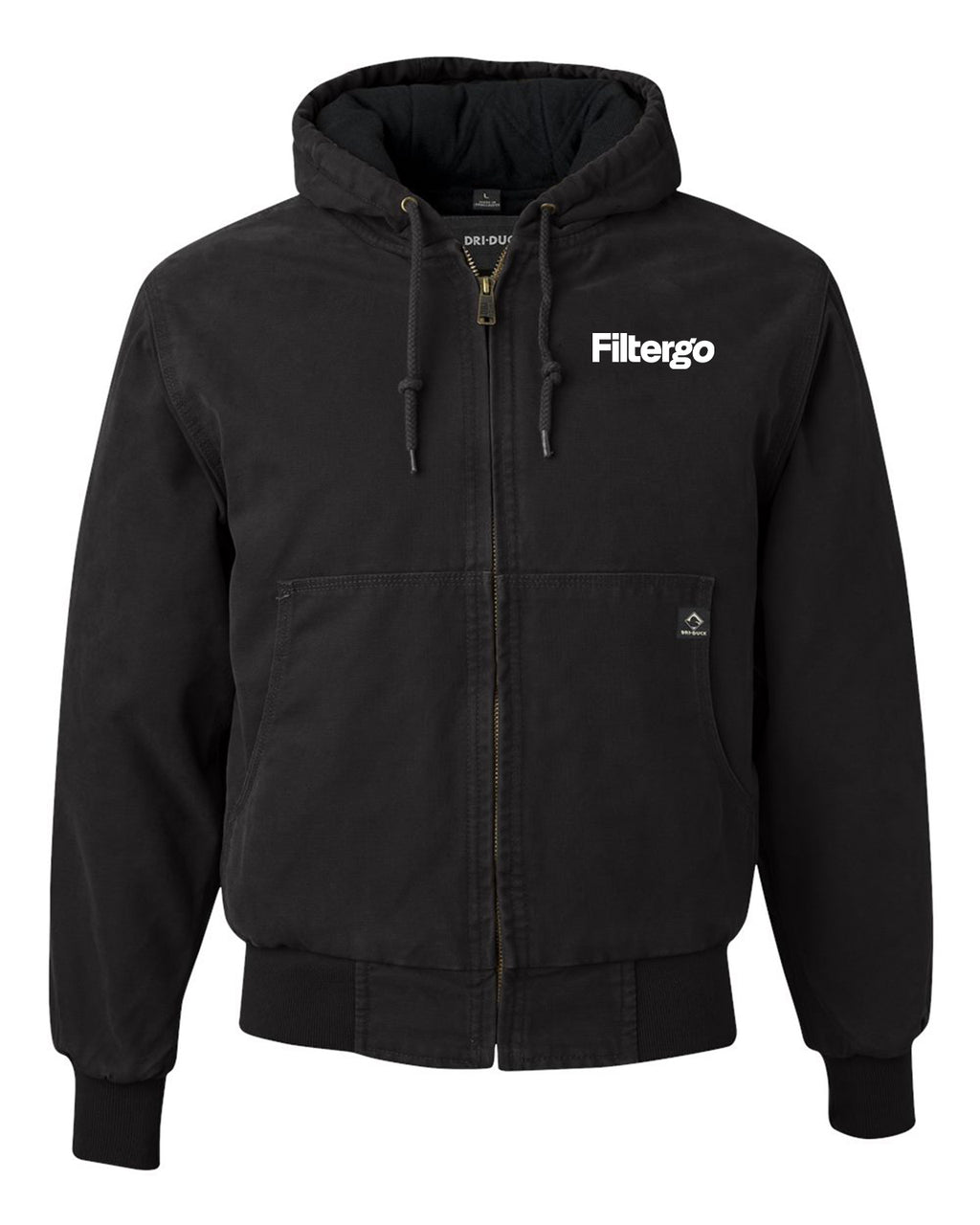 Men's Cheyenne Boulder Cloth™ Hooded Jacket with Tricot Quilt Lining