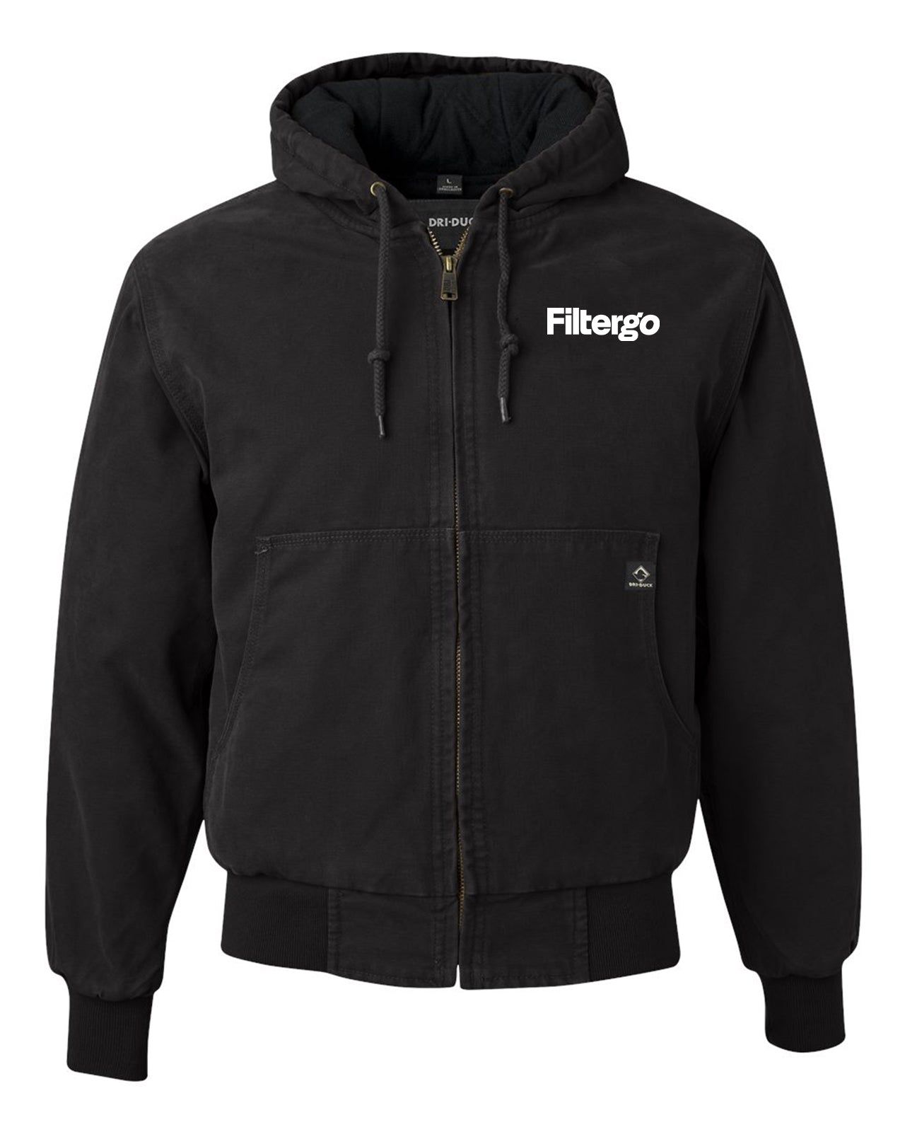 Men's Cheyenne Boulder Cloth™ Hooded Jacket with Tricot Quilt Lining