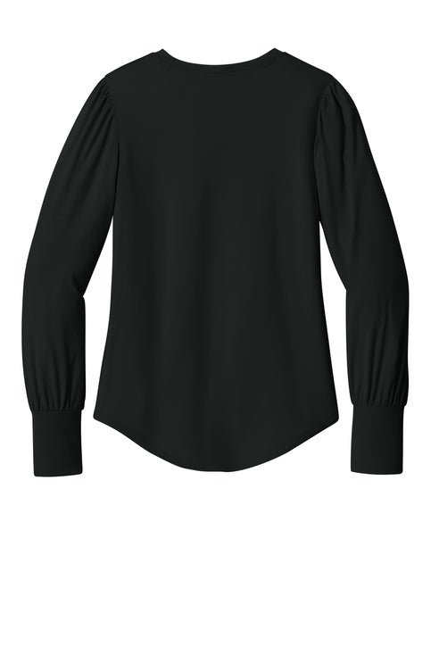 Mercer+Mettle® Women’s Stretch Jersey Long Sleeve Blouson Top