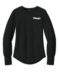 Mercer+Mettle® Women’s Stretch Jersey Long Sleeve Blouson Top