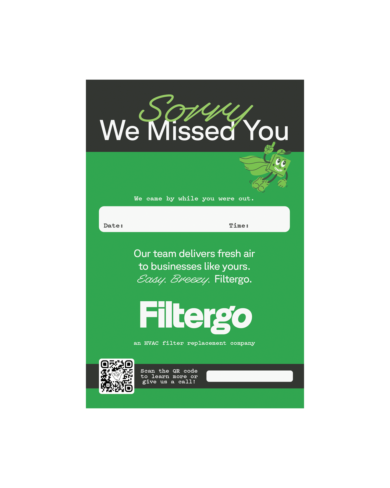 Sorry We Missed You Sticky Notes